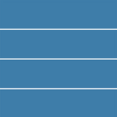5x20 Ocean Blue Plain Matte 1st Quality Ceramic